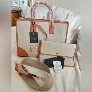 Brand New MCM Munchen Large Tote Bag, Super pretty 100% Authentic